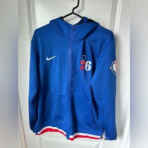 Philadelphia 76ers Full Zip City Connect Athletic Jacket. Great Condition